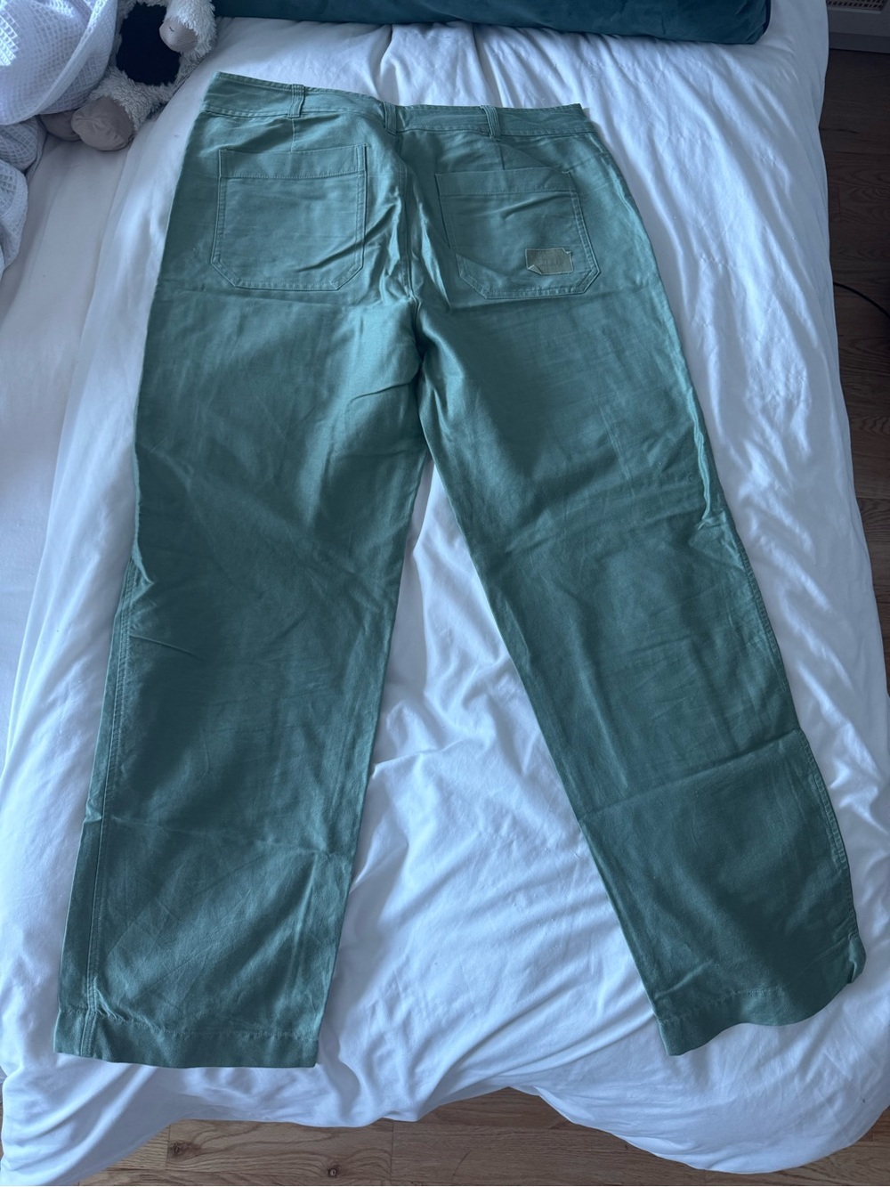 ALD Green Patchwork Pants - Picture 2 of 3